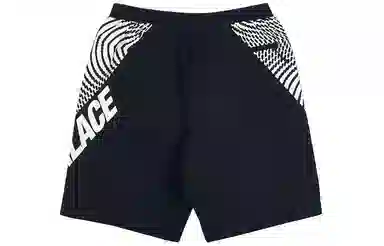 PALACE Swirl Shorts Black White