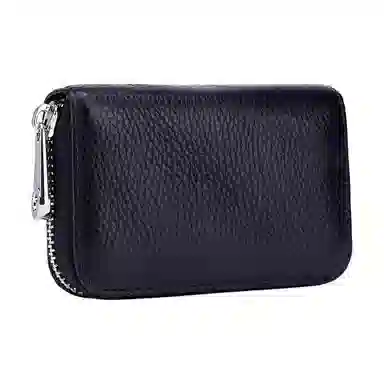 掐尖 风琴证件包拉链防盗刷磁卡夹卡片 头层牛皮 卡包 常规 男女同款情侣款 多色