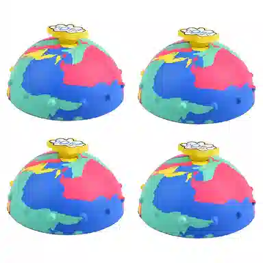 馨枕居 反弹半边球迷彩弹跳碗 整蛊玩具