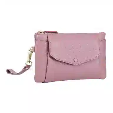 掐尖 纯色小众长款真皮简约 头层牛皮 钱包 女款 多色