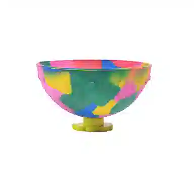 馨枕居 反弹半边球迷彩弹跳碗 整蛊玩具