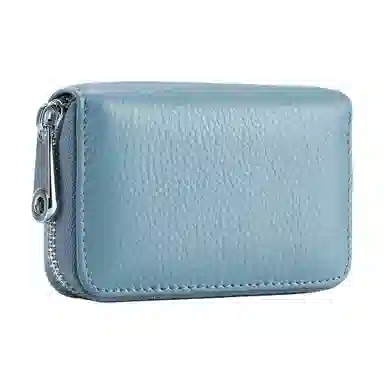 掐尖 风琴证件包拉链防盗刷磁卡夹卡片 头层牛皮 卡包 常规 男女同款情侣款 多色