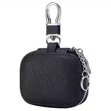 掐尖 真皮精致腰挂通用锁匙袋车锁收纳包 头层牛皮 耳机包 迷你 男女同款情侣款 多色