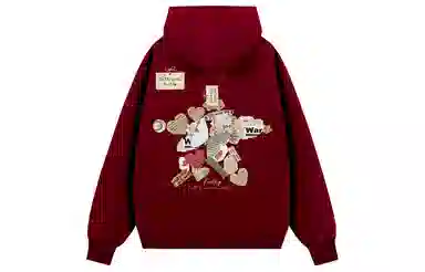 FORHUG Geometric Print Hoodie