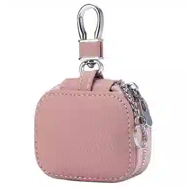 掐尖 真皮精致腰挂通用锁匙袋车锁收纳包 头层牛皮 耳机包 迷你 男女同款情侣款 多色