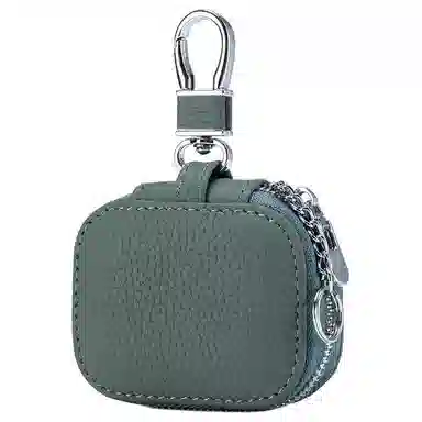 掐尖 真皮精致腰挂通用锁匙袋车锁收纳包 头层牛皮 耳机包 迷你 男女同款情侣款 多色