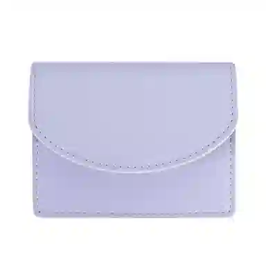 掐尖 简约纯色小巧便携 皮革 卡包 女款 多色