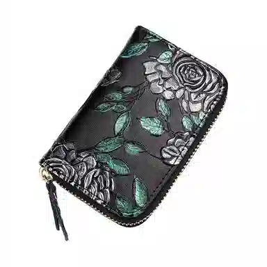 掐尖 时尚小众设计精致便携 牛皮 卡包 女款 多色