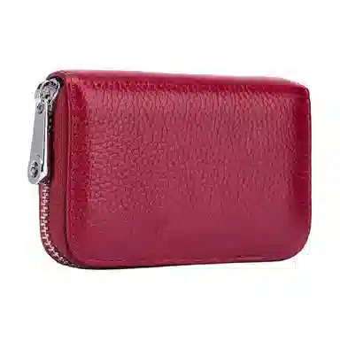 掐尖 风琴证件包拉链防盗刷磁卡夹卡片 头层牛皮 卡包 常规 男女同款情侣款 多色