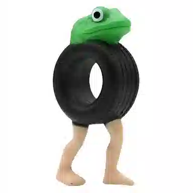 馨枕居 木棍人 丑萌穿鞋鲨鱼 恶搞角色 解压玩具 其他静态模型