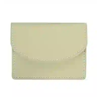 掐尖 简约纯色小巧便携 皮革 卡包 女款 多色