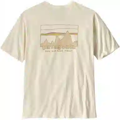 patagonia Men's '73 Skyline Organic T-Shirt LogoT
