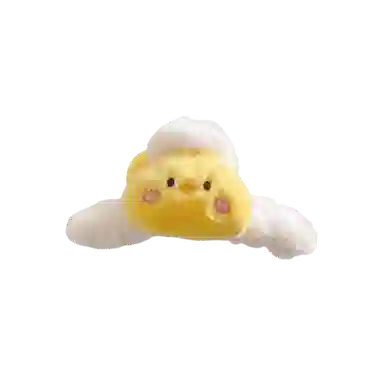 希铃 可爱毛绒 小动物卡通少女感抓夹 聚酯纤维 发夹 女款