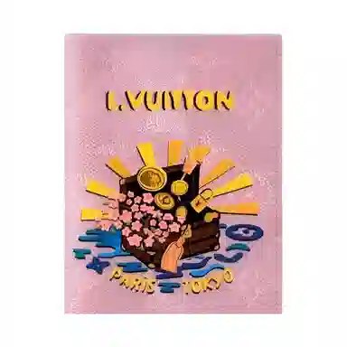 LOUIS VUITTON x Nigo Passport Cover Pink