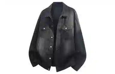 王者荣耀 美式复古水洗高街珍珠烫衬衫宽松舒适痞帅青少年休闲时尚百搭牛仔外套 男女同款