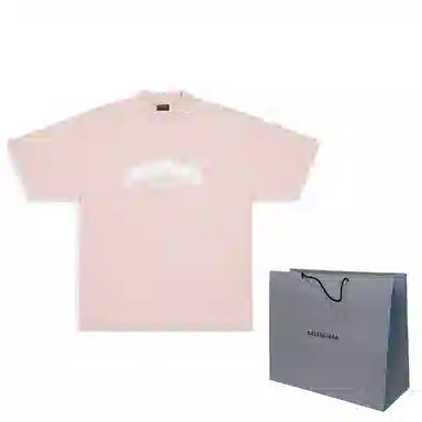 Balenciaga FW23 Logo T-Shirt Pink
