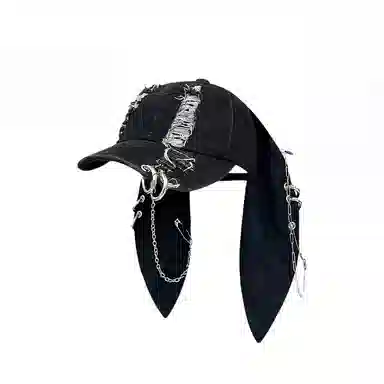 OXO OVERLOAD Rabbit Ear Washed Denim Baseball Cap