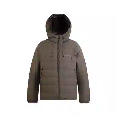 鸭鸭 户外运动连帽纯色羽绒服 男女同款