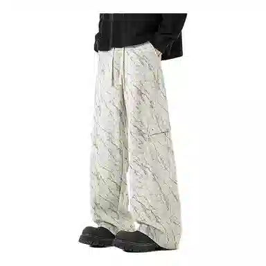 金盾 美式宽松阔腿休闲裤 男款