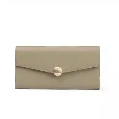 TUCANO Classic Leather Wallet Elephant Gray Ivory