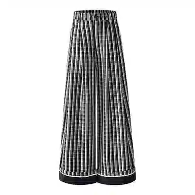 Jindun Retro Plaid Jeans