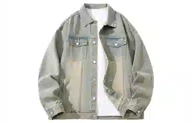 王者荣耀 美式刺绣复古随性重工出街穿搭基础百搭户外休闲宽松廓形高街牛仔外套 男女同款