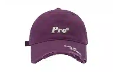 美式街头风格帽 破洞做旧立体字母刺绣时尚潮流大头围显脸小户外运动遮阳帽 棉 鸭舌帽 男女同款情侣款