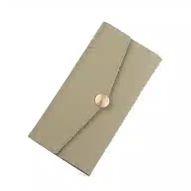 TUCANO Classic Leather Wallet Elephant Gray Ivory