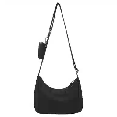 MLB Large Logo Nylon Bag Black