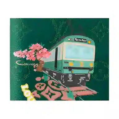 LOUIS VUITTON x Nigo Monogram Passport Holder Green