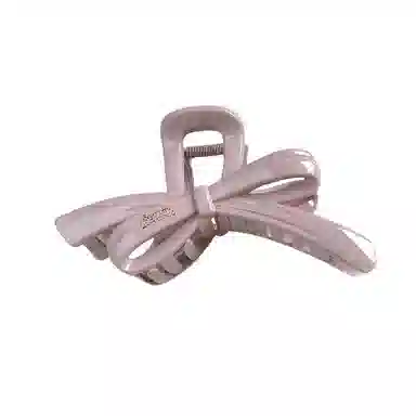 丹琴 甜美蝴蝶结 气质飘带高级感盘发抓夹 鲨鱼夹气质后脑勺发卡子头饰#好运 亚克力 发夹 女款