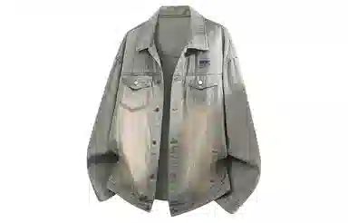 王者荣耀 美式水洗随性重工出街穿搭基础百搭户外休闲宽松廓形高街牛仔外套 男女同款