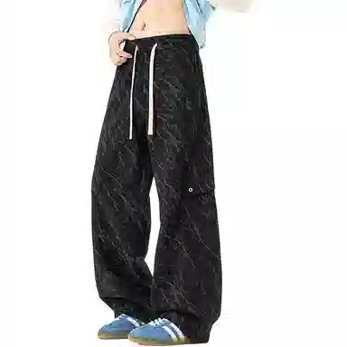 金盾 美式宽松阔腿休闲裤 男款