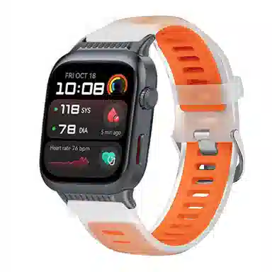 亿祈发 表带 华为适用 硅胶材质 果冻双色男女通用