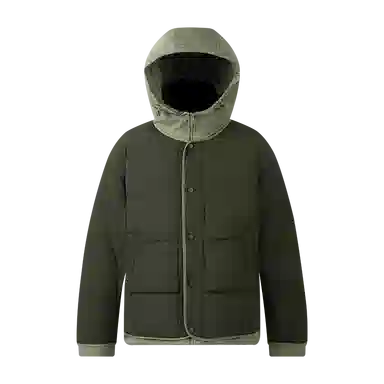 鸭鸭 纯色单排扣纯色保暖羽绒服 男款