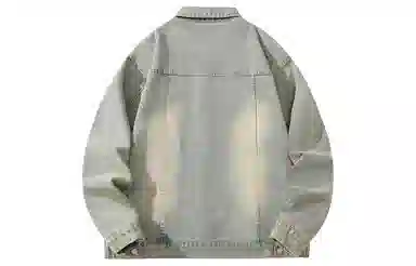 王者荣耀 美式刺绣复古随性重工出街穿搭基础百搭户外休闲宽松廓形高街牛仔外套 男女同款