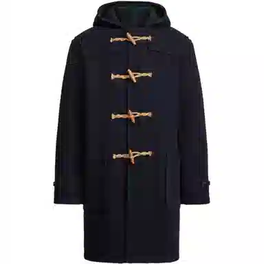 Polo Ralph Lauren FW24 Navy Wool Duffle Coat