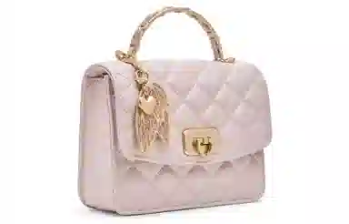 CHARLES&KEITH Winged Chain Bag Cotton Candy Pink