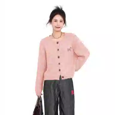 柏黛妃 开衫韩系短款外套上衣针织衫 女款