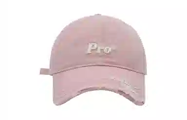 美式街头风格帽 破洞做旧立体字母刺绣时尚潮流大头围显脸小户外运动遮阳帽 棉 鸭舌帽 男女同款情侣款