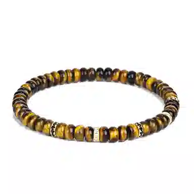 钰澜文玩 精工百搭轻奢小众款#好运 虎眼石 手串 男女同款情侣款