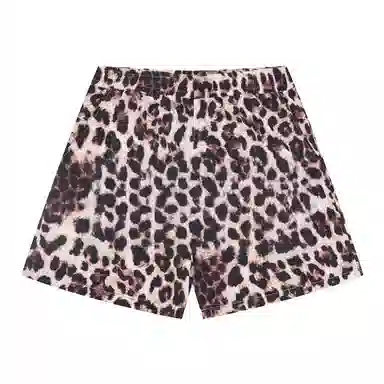 TWO TWO TREE Leopard Print Basketball Shorts