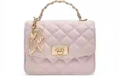 CHARLES&KEITH Winged Chain Bag Cotton Candy Pink