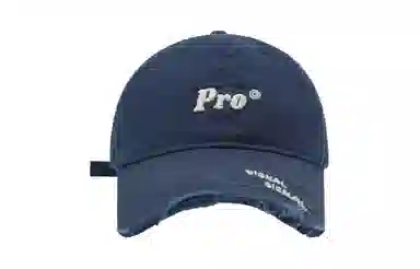 美式街头风格帽 破洞做旧立体字母刺绣时尚潮流大头围显脸小户外运动遮阳帽 棉 鸭舌帽 男女同款情侣款