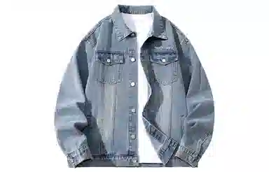 王者荣耀 美式刺绣复古随性重工出街穿搭基础百搭户外休闲宽松廓形高街牛仔外套 男女同款