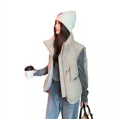 丝絮丝绸 清新时尚舒适百搭马甲 女款