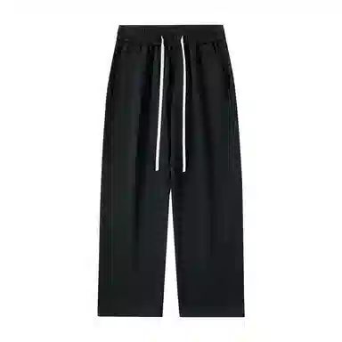 金盾 纯色系带直筒休闲裤 男款