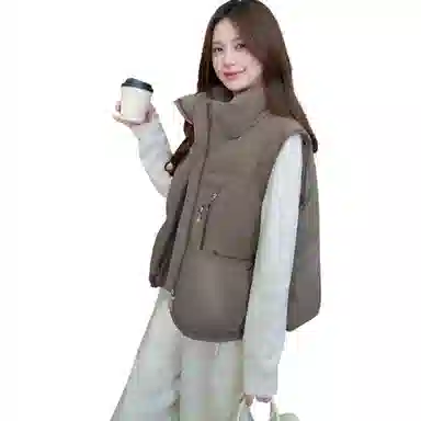 丝絮丝绸 清新时尚舒适百搭马甲 女款