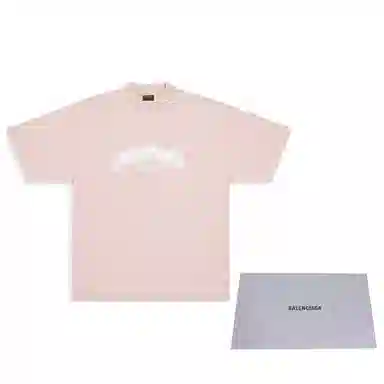 Balenciaga FW23 Logo T-Shirt Pink