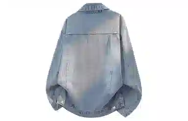 王者荣耀 美式水洗随性重工出街穿搭基础百搭户外休闲宽松廓形高街牛仔外套 男女同款